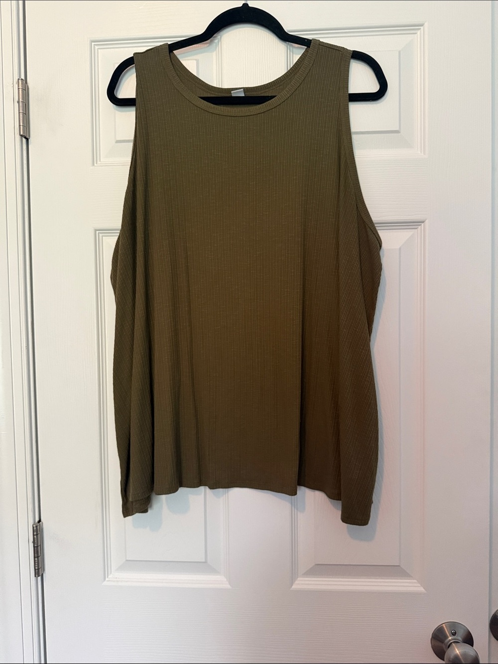 Old Navy Olive Ribbed Tank Top